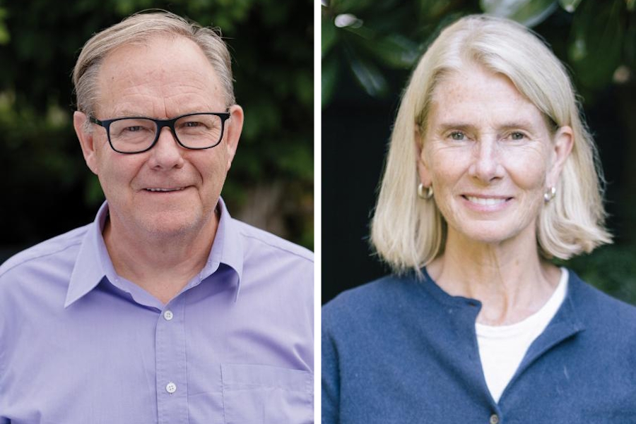 Regent faculty members Ross Hastings and Julie Lane Gay